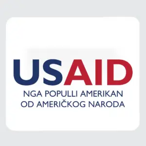 USAID Albanian - Large Rectangle Full Color Mouse Pads (9.25"x7.75"x0.625)
