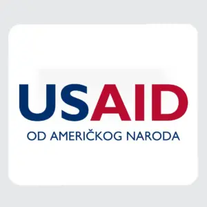 USAID Serbian - Large Rectangle Full Color Mouse Pads (9.25"x7.75"x0.625)