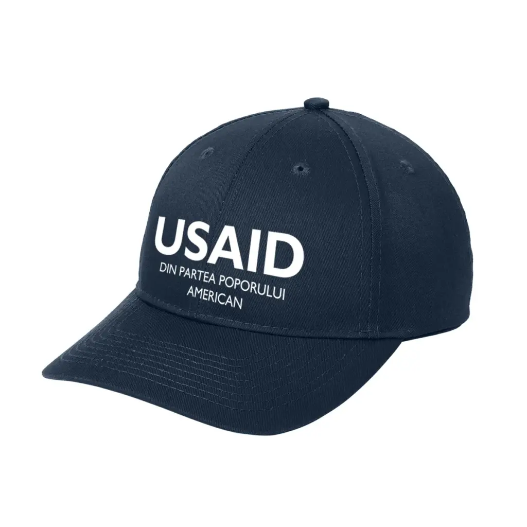 USAID Romanian - Embroidered Port Authority Easy Care Cap (Min 12 pcs)