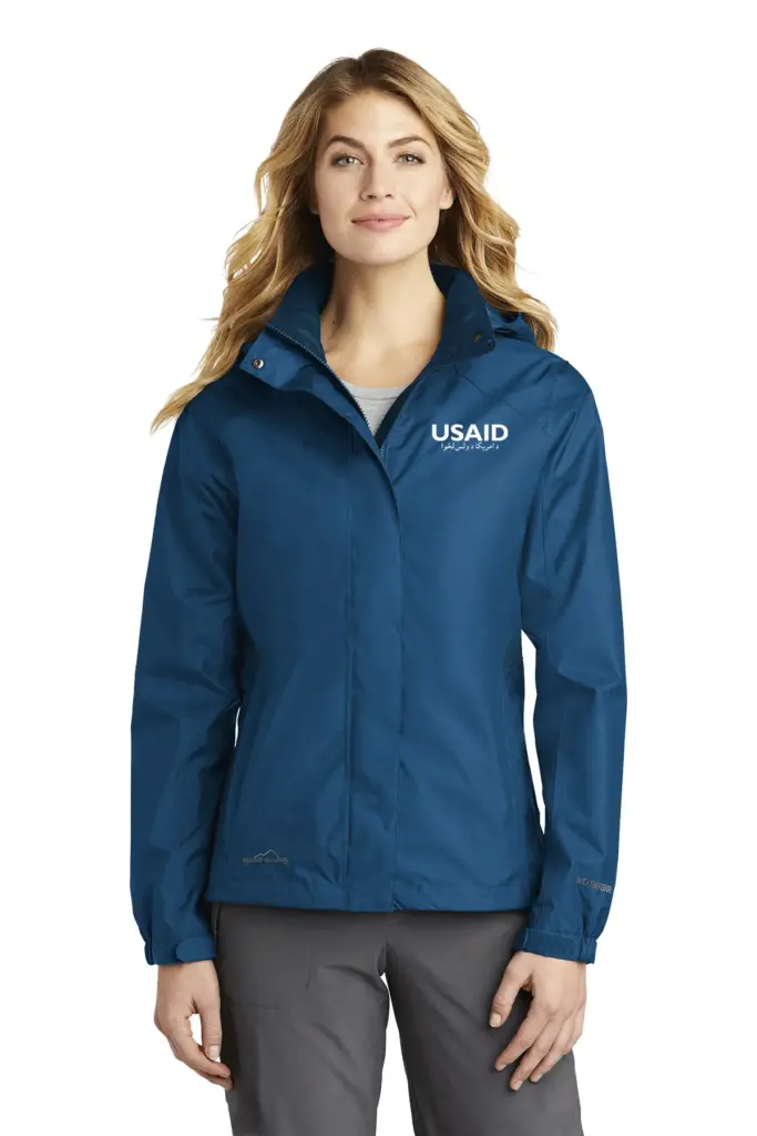 USAID Pashto Eddie Bauer Ladies Rain Jacket