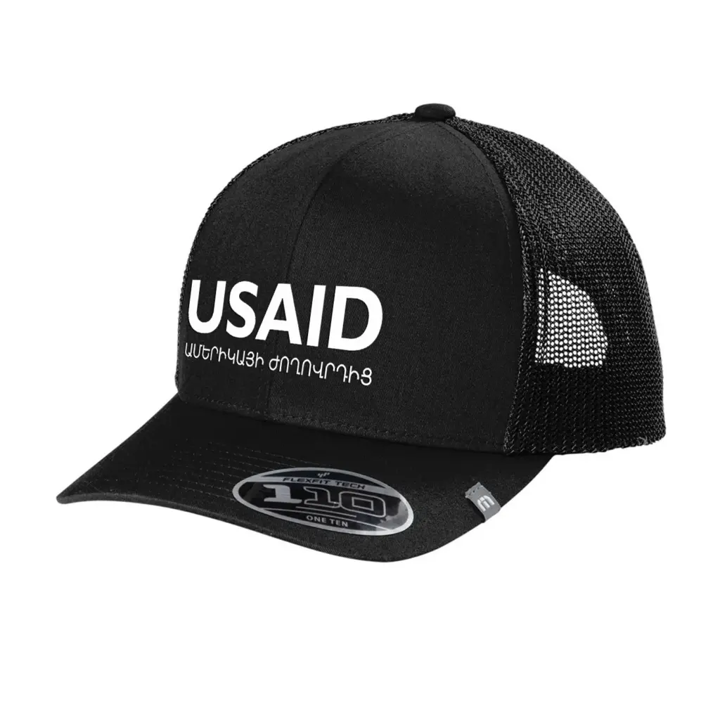 USAID Armenian - Embroidered New TravisMathew Cruz Trucker Cap (Min 12 pcs)