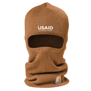 USAID Bosnian Cyrillic - Embroidered Carhartt Knit Insulated Face Mask