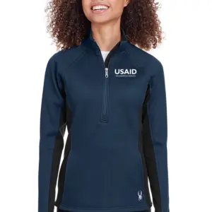USAID Bosnian Latinic SPYDER Ladies Constant Half-Zip Sweater