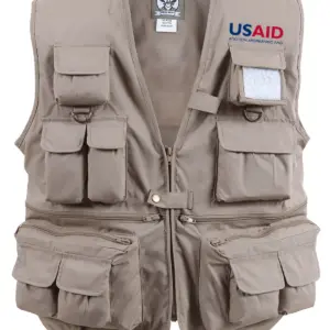 USAID Greek - Uncle Milty's Khaki Travel Vest Min 12 pcs