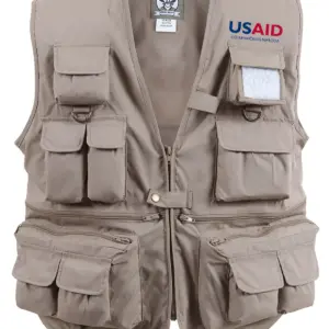USAID Serbian - Uncle Milty's Khaki Travel Vest Min 12 pcs
