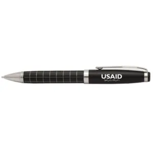 USAID Pashto - Onyx Grid Metal Pens