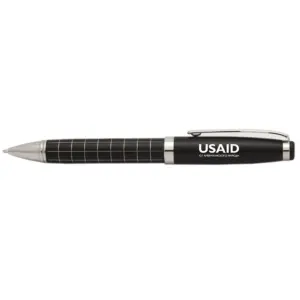 USAID Russian - Onyx Grid Metal Pens