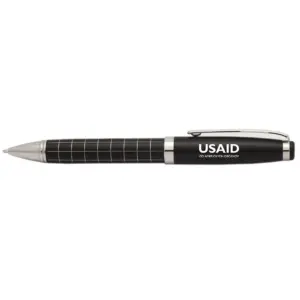 USAID Slovak - Onyx Grid Metal Pens