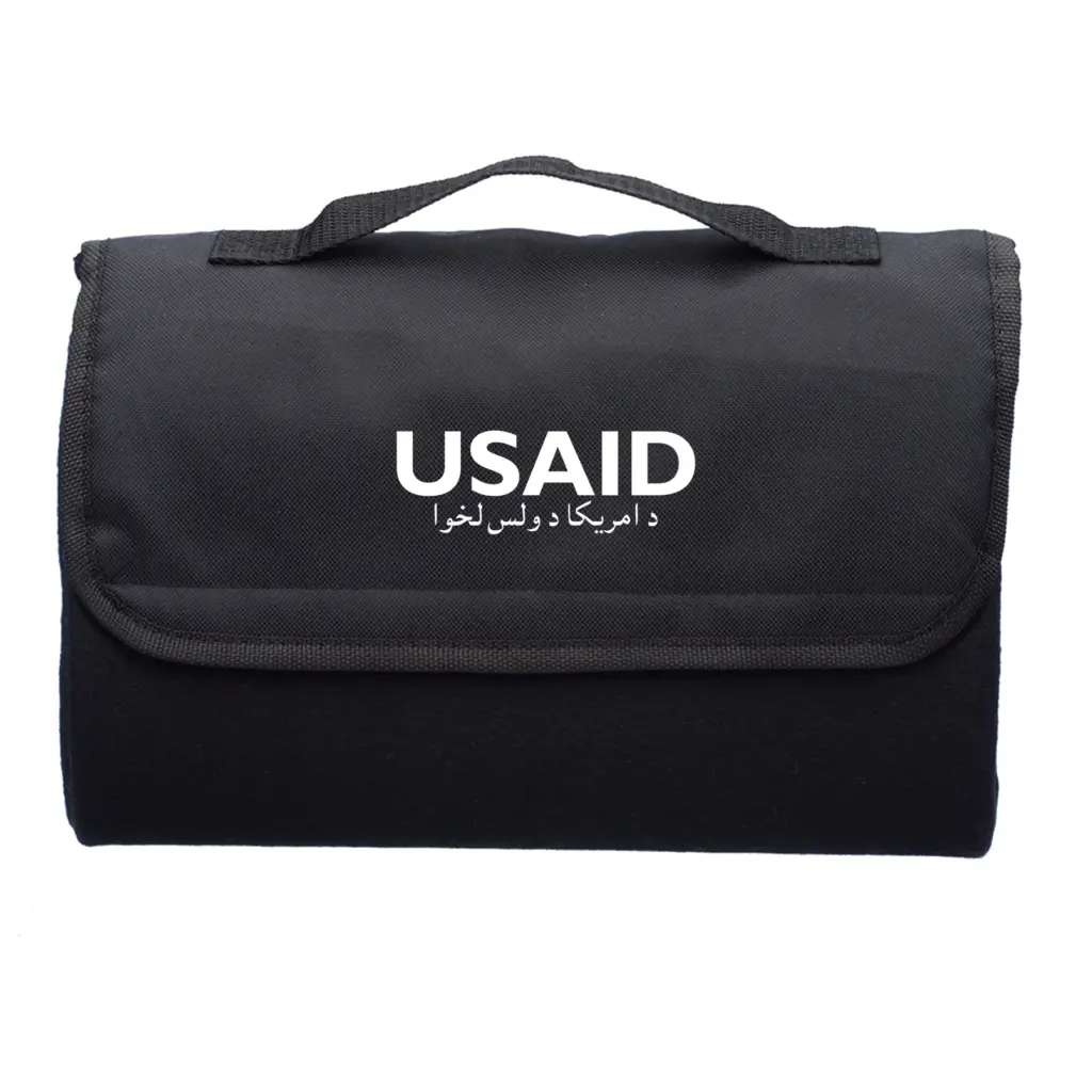 USAID Pashto - Convington Stock Roll Up Picnic Blankets