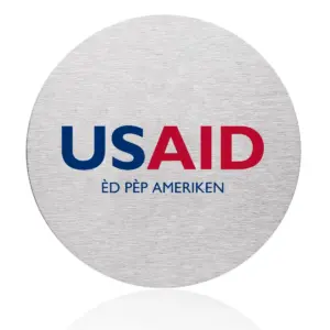 USAID Creole - Osaka Stainless Steel Round Coasters