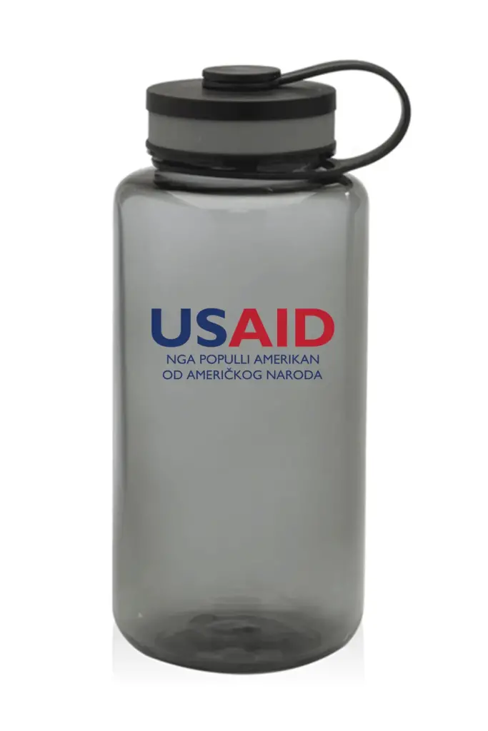 USAID Albanian - 38 Oz. Wide Mouth Water Bottles