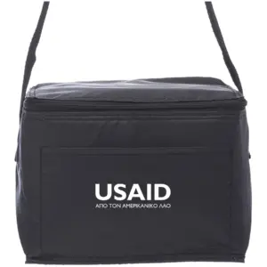 USAID Greek - 6 Pack Cooler Lunch Bag