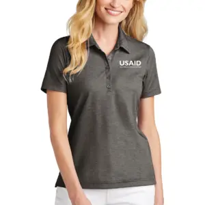 USAID Belarusian TravisMathew Ladies Oceanside Heather Polo