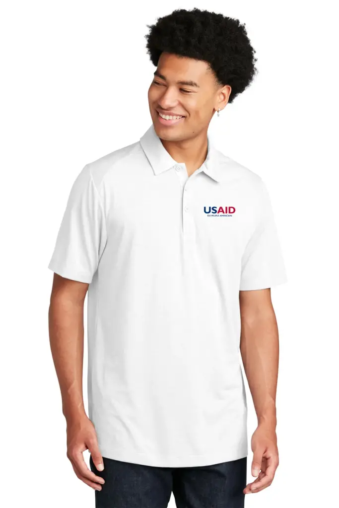 USAID French - Sport-Tek PosiCharge Tri-Blend Wicking Polo