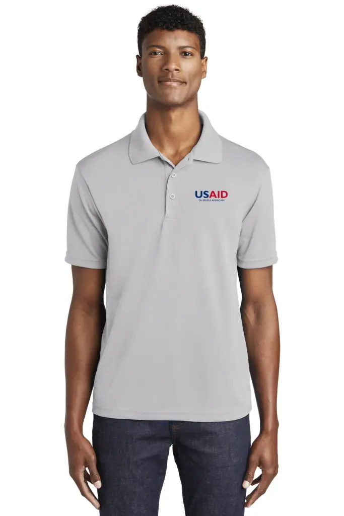 USAID French - Sport-Tek PosiCharge RacerMesh Polo Shirt