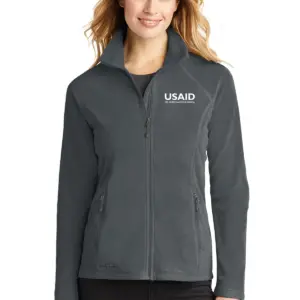 USAID Bulgarian Eddie Bauer Ladies Full-Zip Microfleece Jacket