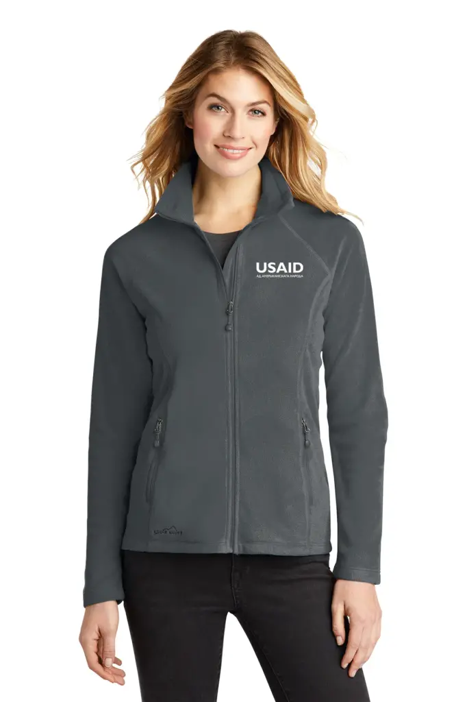 USAID Belarusian Eddie Bauer Ladies Full-Zip Microfleece Jacket