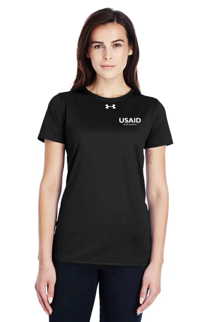USAID Creole Under Armour UA Ladies Locker Short Sleeve Shirt