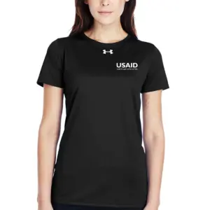 USAID Armenian Under Armour UA Ladies Locker Short Sleeve Shirt