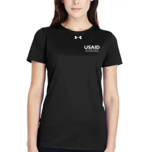 USAID Albanian Under Armour UA Ladies Locker Short Sleeve Shirt