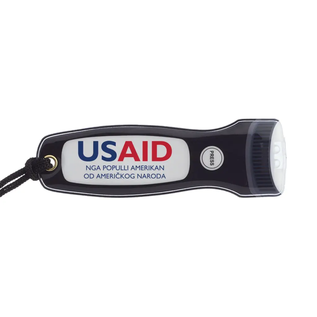 USAID Albanian - Blackout Flat Magnetic Flash Light