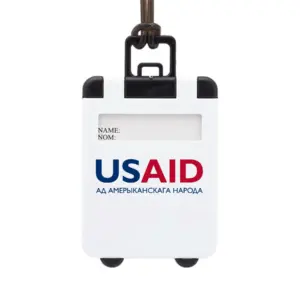 USAID Belarusian - Mini Carry On Luggage Tags
