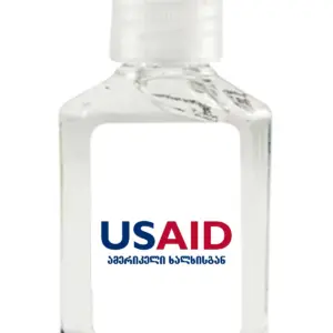 USAID Georgian - Antibacterial Hand Sanitizer Gel on White Label