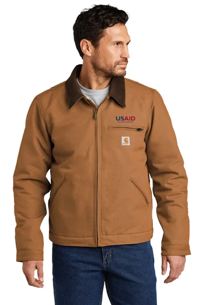 USAID French - Carhartt Tall Duck Detroit Jacket