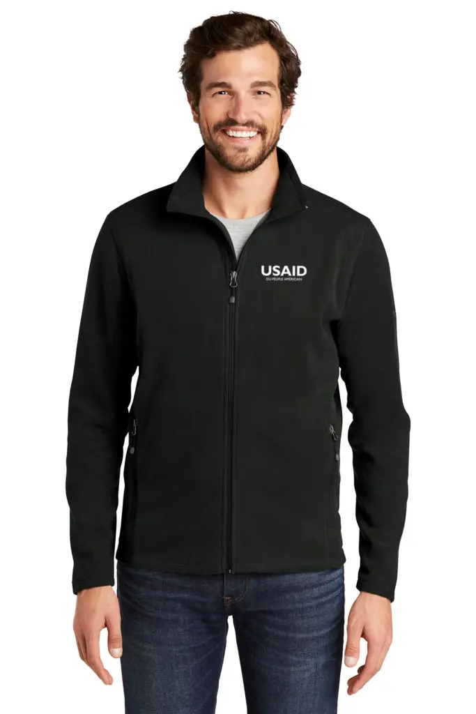 USAID French - Eddie Bauer Men's Full-Zip Microfleece Jacket