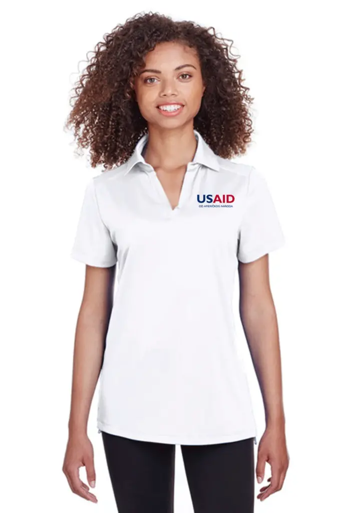 USAID Bosnian Latinic SPYDER Ladies Freestyle Polo