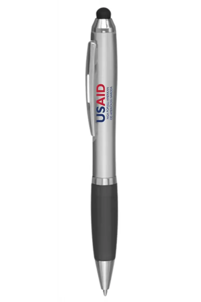 USAID Albanian - Logo Stylus Ballpoint Pen