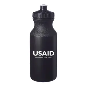 USAID Czech - 20 Oz. Custom Plastic Water Bottles