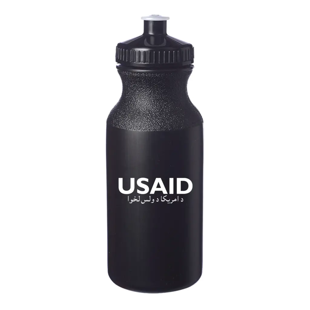 USAID Pashto - 20 Oz. Custom Plastic Water Bottles
