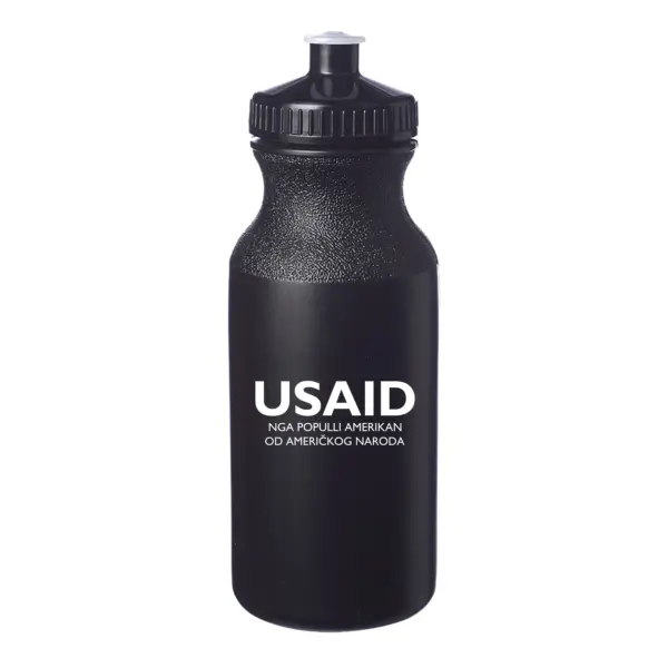 USAID Albanian - 20 Oz. Custom Plastic Water Bottles