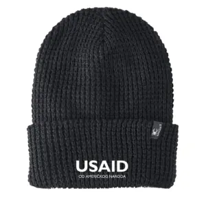 USAID Bosnian Latinic - Embroidered SPYDER Adult Vertex Knit Beanie