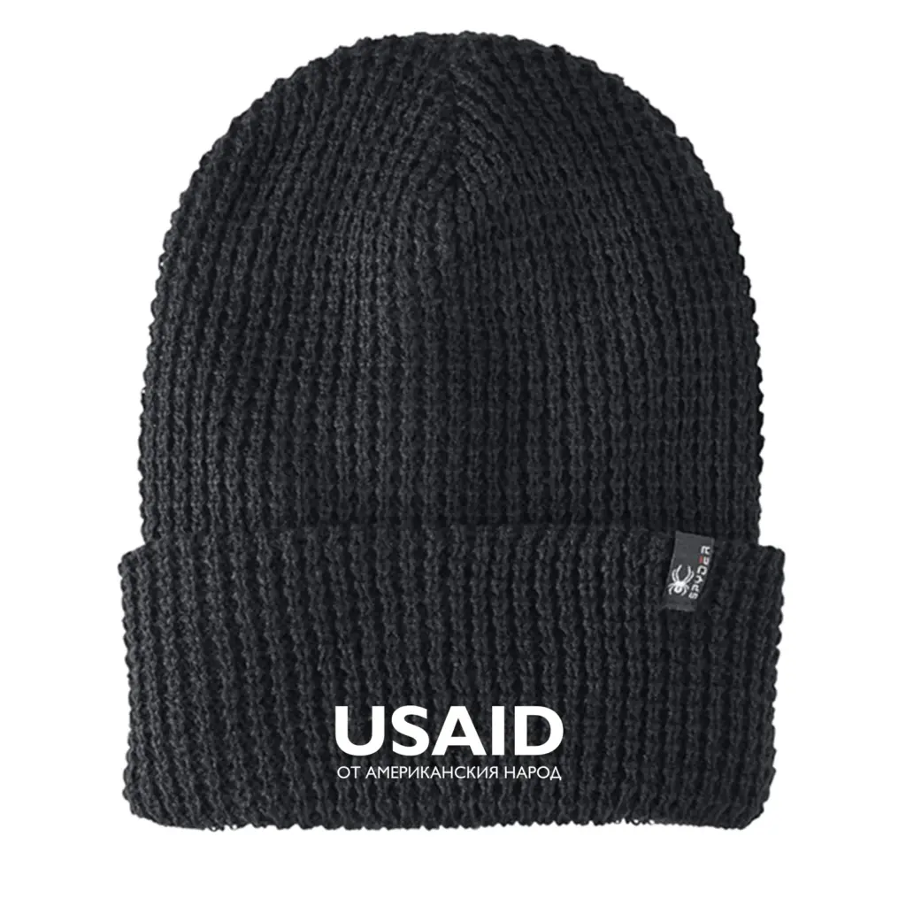 USAID Bulgarian - Embroidered SPYDER Adult Vertex Knit Beanie
