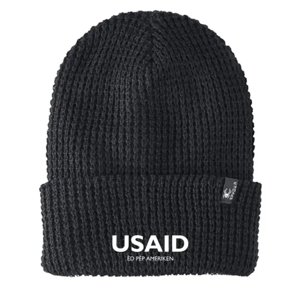 USAID Creole - Embroidered SPYDER Adult Vertex Knit Beanie