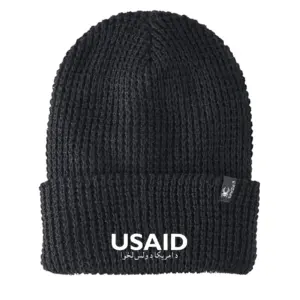 USAID Pashto - Embroidered SPYDER Adult Vertex Knit Beanie