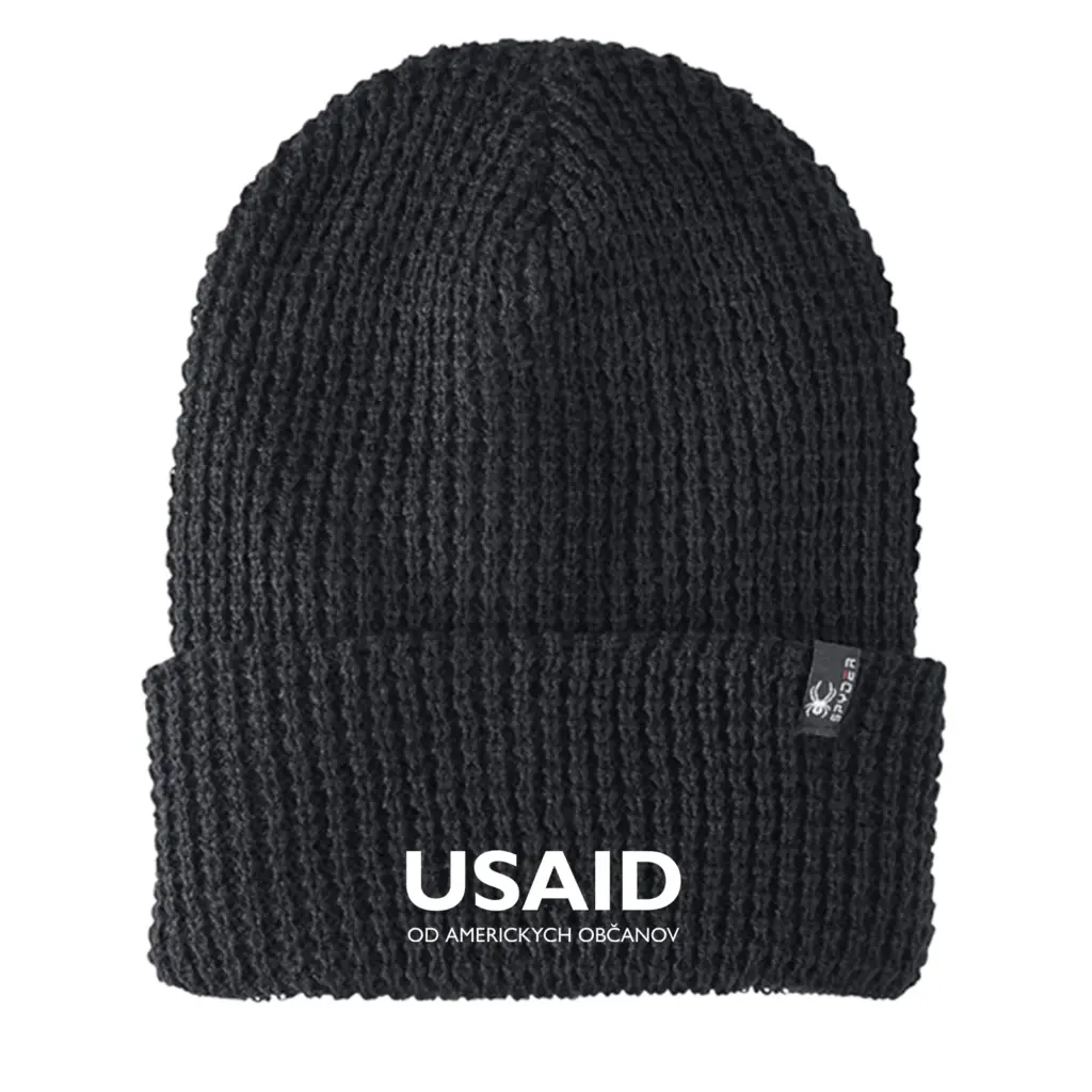 USAID Slovak - Embroidered SPYDER Adult Vertex Knit Beanie