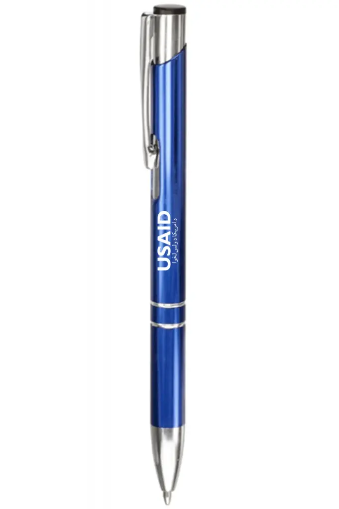 USAID Pashto - Ballpoint Aluminum Pen