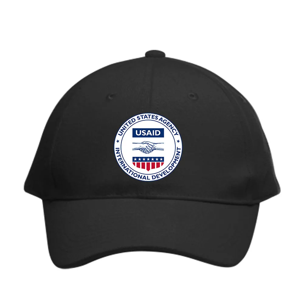 USAID Bosnian Cyrillic - 6 Panel Buckle Baseball Caps (Patch)
