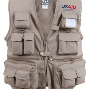 USAID Albanian - Uncle Milty's Khaki Travel Vest Min 12 pcs