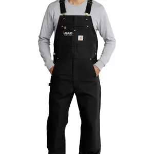 USAID Albanian - Carhartt Duck Unlined Bib Overalls