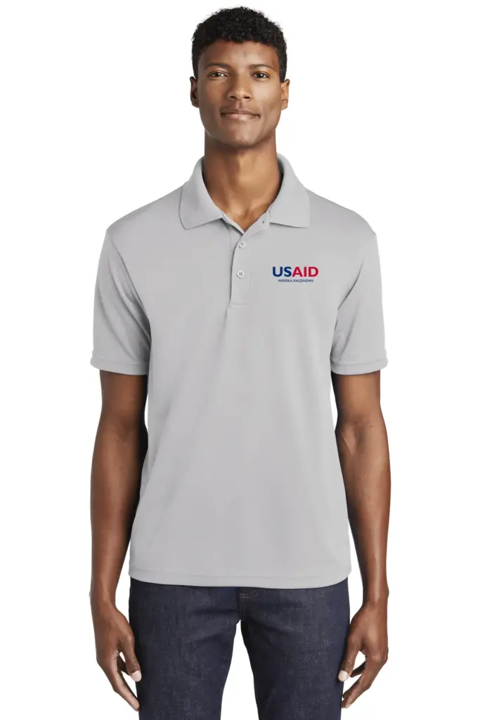USAID Azerbaijani - Sport-Tek PosiCharge RacerMesh Polo Shirt