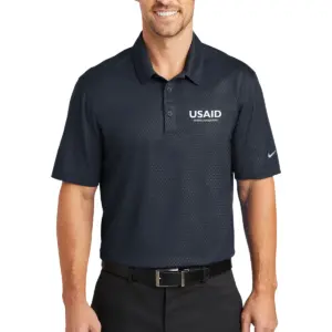 USAID Azerbaijani - Nike Golf Dri-FIT Embossed Tri-Blade Polo Shirt