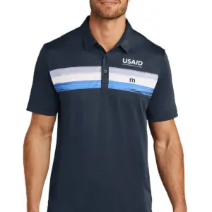 USAID Belarusian - New TravisMathew Cabana Chest Stripe Polo