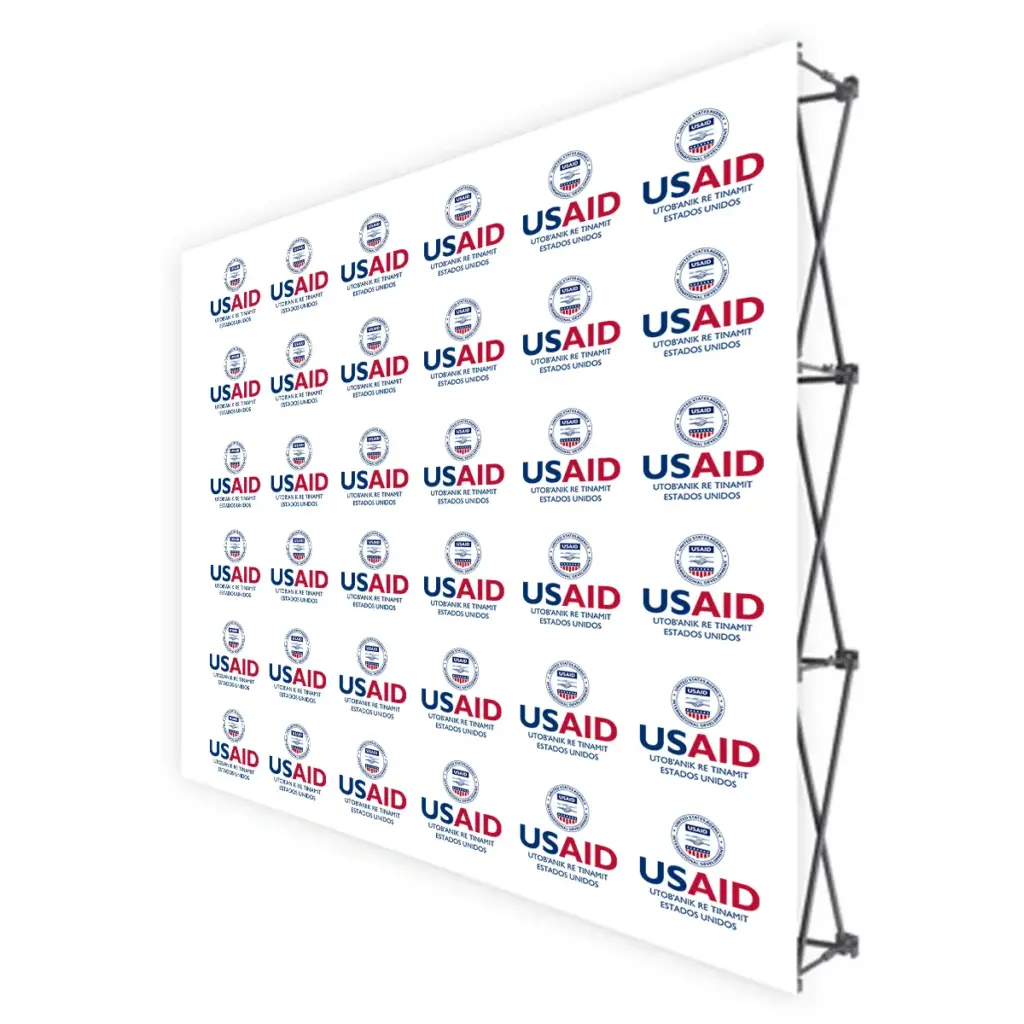 USAID Kiche Translated Brandmark Banners & Stickers