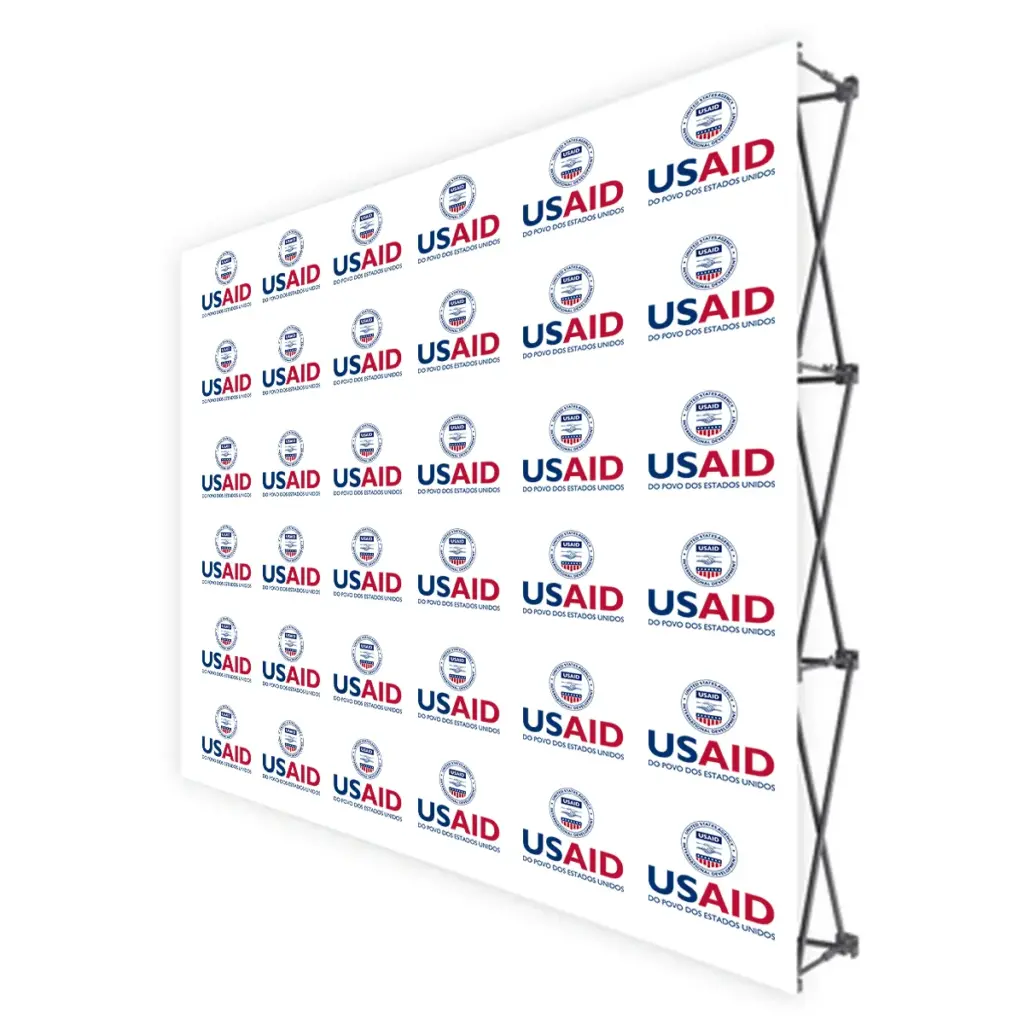 USAID Portuguese Translated Brandmark Banners & Stickers