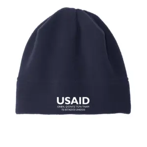 USAID Mam - Embroidered Port Authority R-Tek Stretch Fleece Beanie