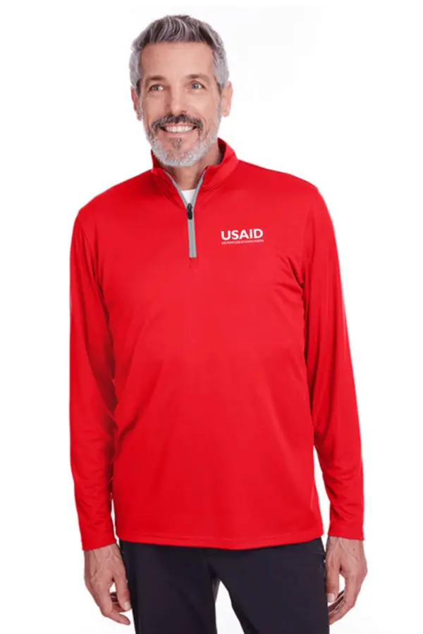 USAID Brazilian Portuguese - PUMA GOLF Men's Icon Quarter-Zip